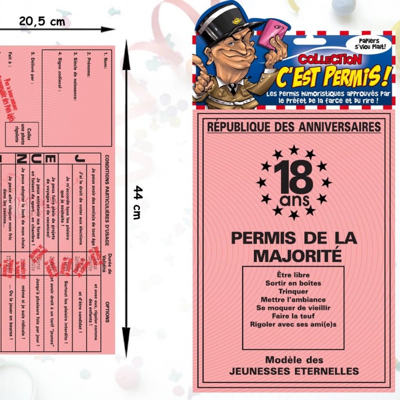 carte invitation 18 ans gratuite