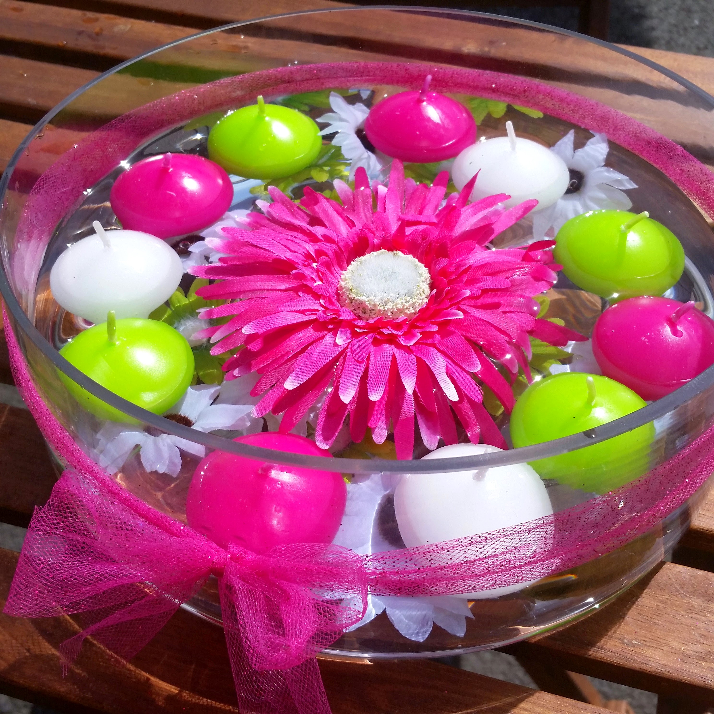 Déco table pour la fête des mères– fleurs comme accent