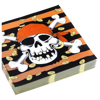 Serviettes pirates (x20)