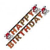 Guirlande pirates Happy Birthday type