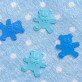 Confettis de table oursons bleu / turquoise