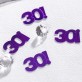 Confettis de table violets 30 ans