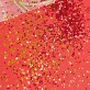 Boite verseuse de paillettes rouge