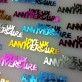 Confettis de table Joyeux anniversaire multicolore