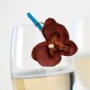 Mini orchidées de couleur (x6) chocolat
