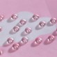 Perles de pluie rose (x300)