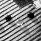 Perles de pluie noir (x300)