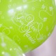 ballons vive les mariés ( x8 ) vert anis