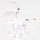 Pendentifs étoile esprit fourrure (x2) blanc