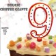 Bougie géante chiffre 9