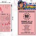 Permis de la soixantaine (60ans)