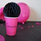 Gobelets "Glamour" (x10) fuchsia noir