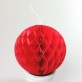 Petites boules décoratives alvéolées (x2) rouges