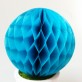 Petites boules décoratives alvéolées (x2) turquoises