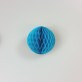 Petites boules décoratives alvéolées (x2) turquoises