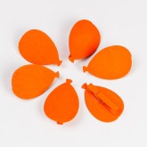 Ballon sur pince ( X 6) orange