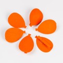 Ballon sur pince (x6) orange
