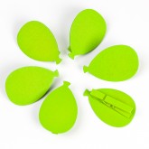 Ballon sur pince ( X 6) vert anis