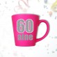 Mug âge « 60 ans » fuchsia