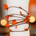 Guirlande de deco zen orange