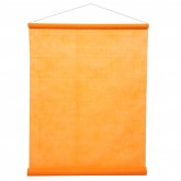 Tenture de salle orange fluo