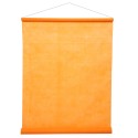 Tenture de salle orange fluo