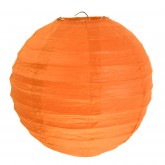 Lampion décoratif grand modèle orange