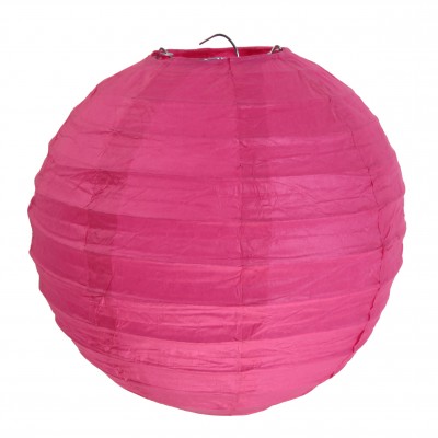 Lampion décoratif grand modèle fuchsia