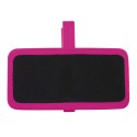 Porte noms ardoises fuchsia (x12)