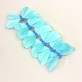 Papillons unis sur tige (x6) turquoise
