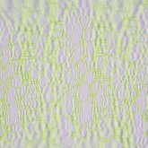 Chemin de table en fibres tissées vert anis