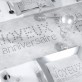 Chemin de table Joyeux Anniversaire gris