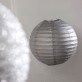 Lampions décoratifs gris (x2)