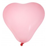 Ballons en forme de coeur (x8) rose