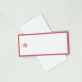 Cartons d'invitations vert anis et enveloppes (x10)