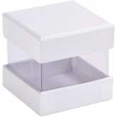 Mini boîtes cubes x6 blanc