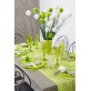 Chemin de table en abaca vert