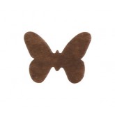 Dessous de verre papillon non tissé (x12) chocolat