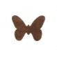 Dessous de verre papillon non tissé (x12) chocolat