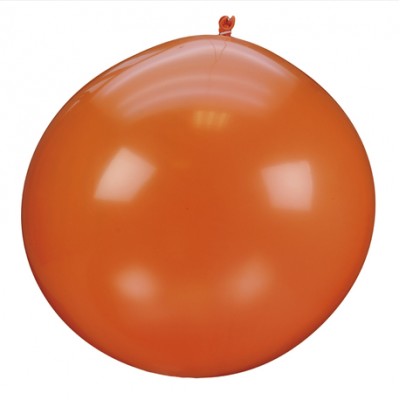 Ballon géant couleur orange (x1)