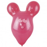 Ballon souris géant (x3) couleur fuchsia