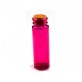 Tube en verre de couleur fuchsia