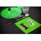 Serviettes monstre rigolo vert fluo (x10)