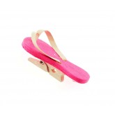 Tongs sur pince (x6) fuchsia