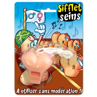 Sifflet seins humoristiques 