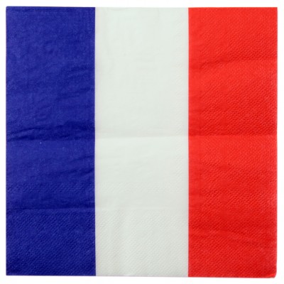 Serviettes Drapeau Francais X Maplusbelledeco Com