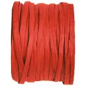 Raphia papier rouge