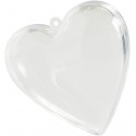 Coeur à garnir transparent 