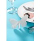 Dessous de verre papillons en non tissé (x12) gris