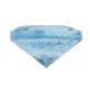 Petits diamants de déco (x50) bleu